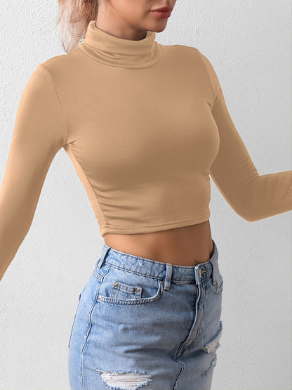 Sexy Short Top with Navel Exposure - European and American Fashion Women's 2205