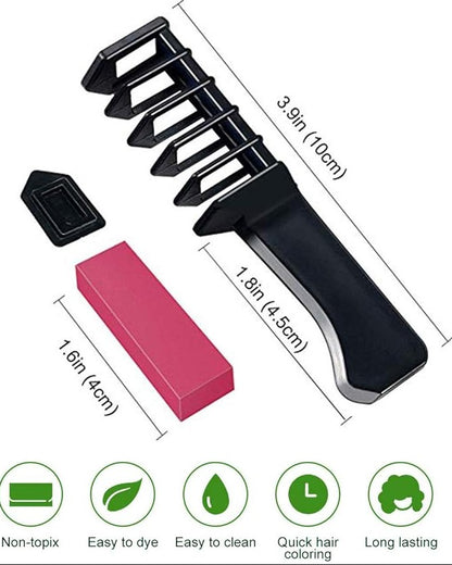 Colorful Hair Dye Comb