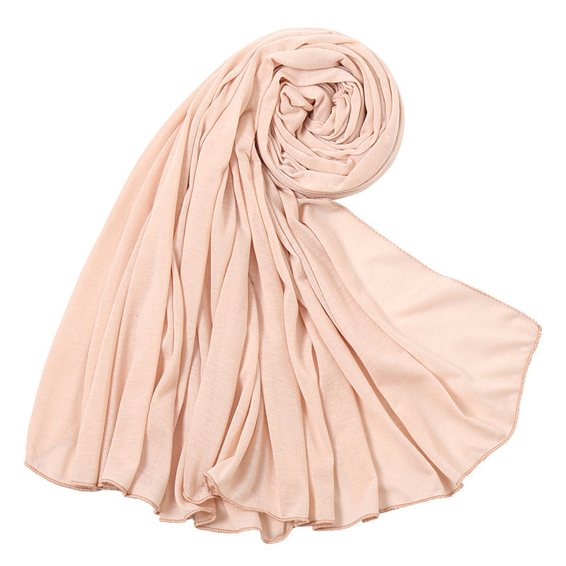 [Elegant Hijab] Polyester Elegant Brown Hijab for Women | Versatile & Stylish, Perfect for Casual Outings, Weekend Wear, and Special Occasions