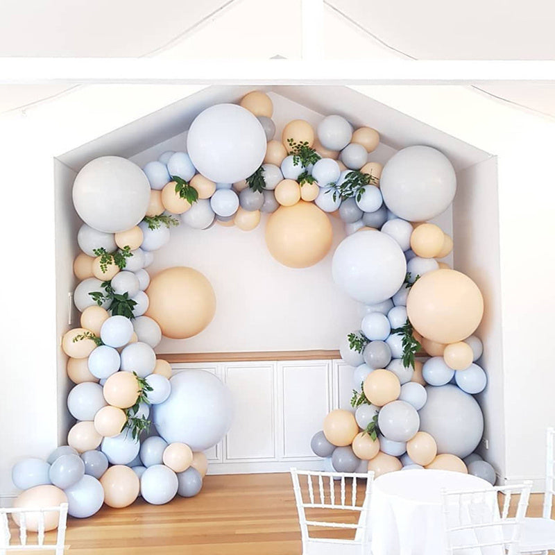 Stronger Clear Balloon Arch Garland Strips with Pre-Marked Cut Lines - Durable Transparent Adhesive Tape for Secure Balloon Ties, Perfect for Birthdays, Weddings, Showers, Halloween, Christmas & New Year Party Decorations, Fe