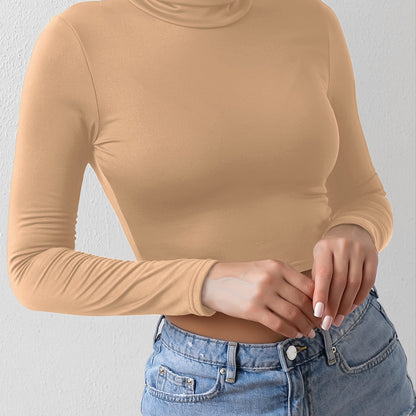 Sexy Short Top with Navel Exposure - European and American Fashion Women's 2205