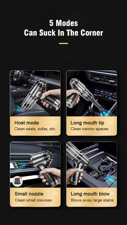 Wireless Car Mini Vacuum Cleaner Multifunctional Handheld Electric Vacuum Cleaner Wet & Dry Home Cleaning Tool Car Interior Vacuum Cleaner