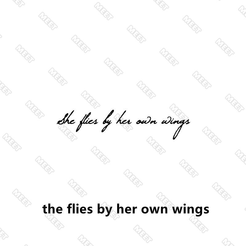 Tattoo 15 Days Waterproof Temporary Tattoo English Fake Tattoo Stickers