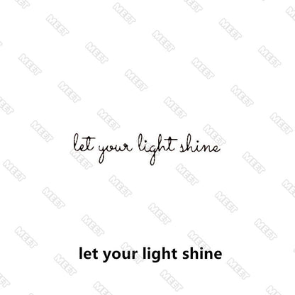 Tattoo 15 Days Waterproof Temporary Tattoo English Fake Tattoo Stickers