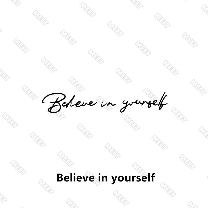 Tattoo 15 Days Waterproof Temporary Tattoo English Fake Tattoo Stickers