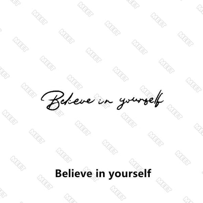 Tattoo 15 Days Waterproof Temporary Tattoo English Fake Tattoo Stickers