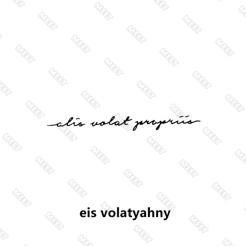 Tattoo 15 Days Waterproof Temporary Tattoo English Fake Tattoo Stickers