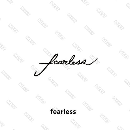 Tattoo 15 Days Waterproof Temporary Tattoo English Fake Tattoo Stickers