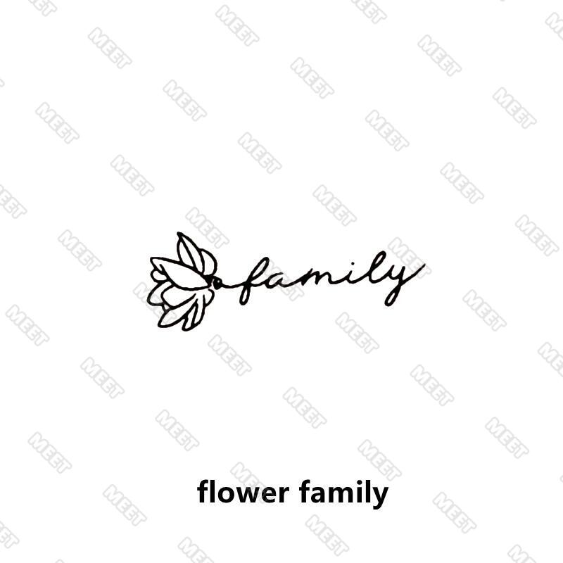 Tattoo 15 Days Waterproof Temporary Tattoo English Fake Tattoo Stickers