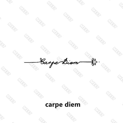 Tattoo 15 Days Waterproof Temporary Tattoo English Fake Tattoo Stickers