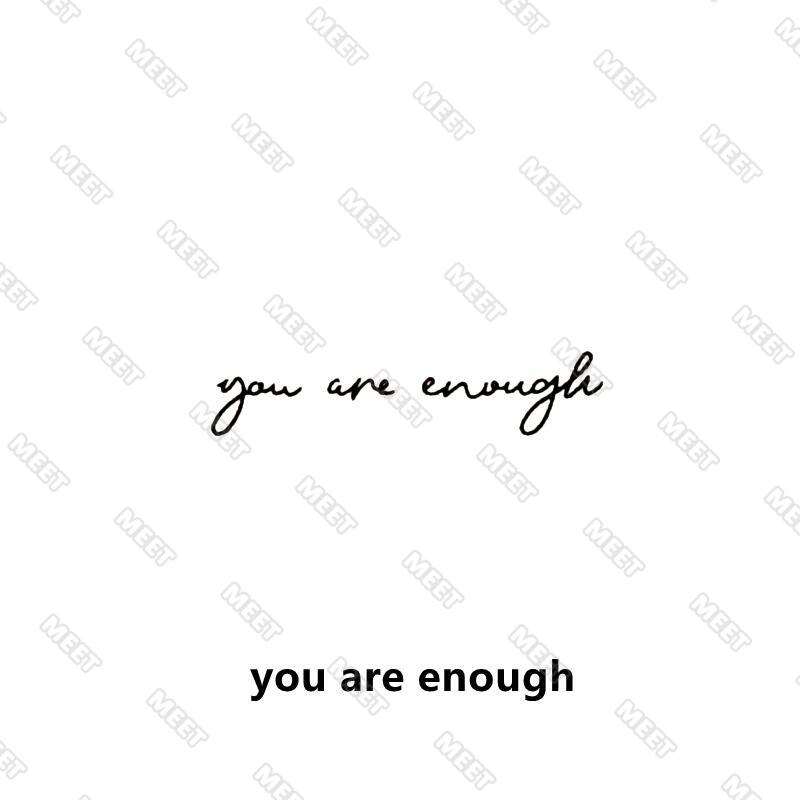 Tattoo 15 Days Waterproof Temporary Tattoo English Fake Tattoo Stickers