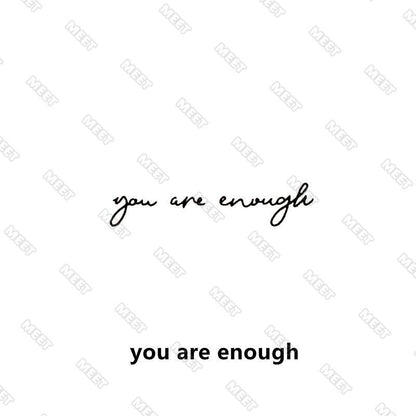 Tattoo 15 Days Waterproof Temporary Tattoo English Fake Tattoo Stickers