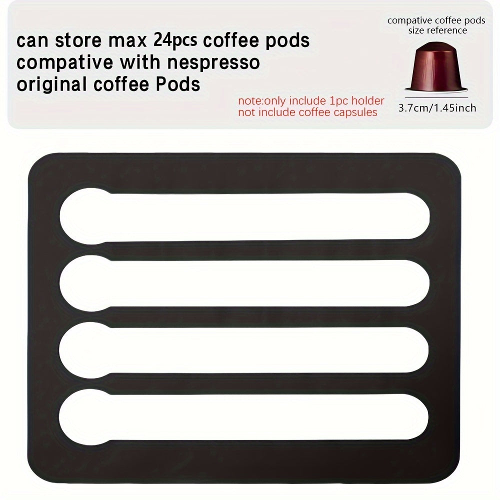 Coffee Capsule Holder Stand Rotary Coffee Pod Tower Rack Rotatable Coffee Pod Storage Shelves Storage 24/40PCS Capsule
