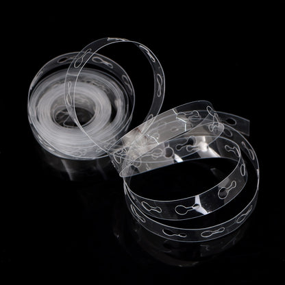 Stronger Clear Balloon Arch Garland Strips with Pre-Marked Cut Lines - Durable Transparent Adhesive Tape for Secure Balloon Ties, Perfect for Birthdays, Weddings, Showers, Halloween, Christmas & New Year Party Decorations, Fe
