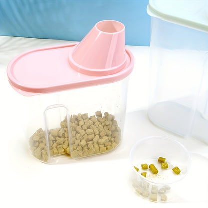 Sealed Pet Food Storage Bucket - Moisture-Proof Container for Dogs and Cats