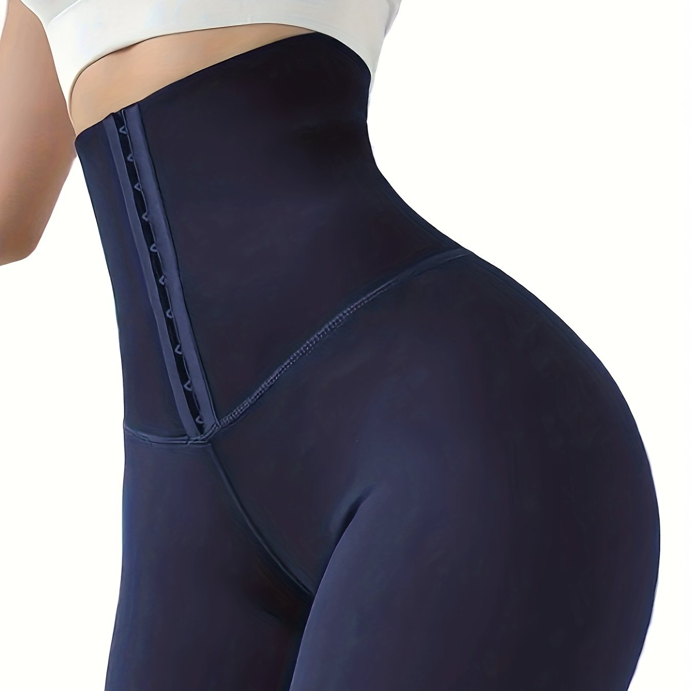 Women'S High-Waist Double-Breasted Tummy Control Leggings - Thickened, Stretchy, Button Closure, Olive Green, Long Length, All-Season Skinny Jeans for Butt Lifting & Belly Smoothing, High Waisted Leggings, Butt Lifting Appare