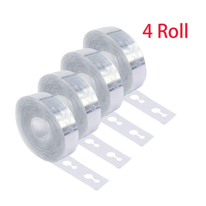 Stronger Clear Balloon Arch Garland Strips with Pre-Marked Cut Lines - Durable Transparent Adhesive Tape for Secure Balloon Ties, Perfect for Birthdays, Weddings, Showers, Halloween, Christmas & New Year Party Decorations, Fe
