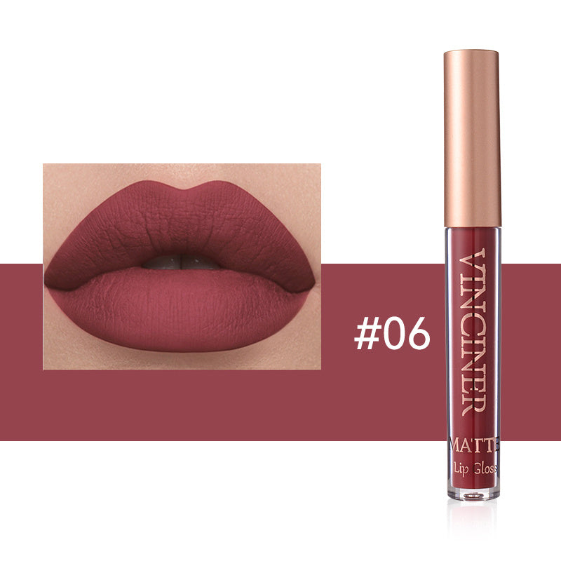 12 colors Matte Velvet Lip Glaze - Long Lasting, Waterproof, Non-Sticky, Smudge Proof Liquid Lipstick Valentine's Day Gifts