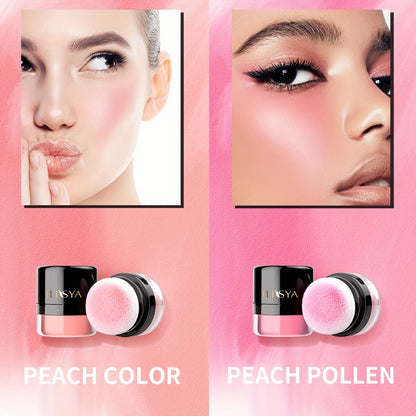 ILISYA Soft Face Blusher Powder Cheek Rouge Nourishing Nude Makeup Brightening Complexion Repair Cosmetics Maquiagem