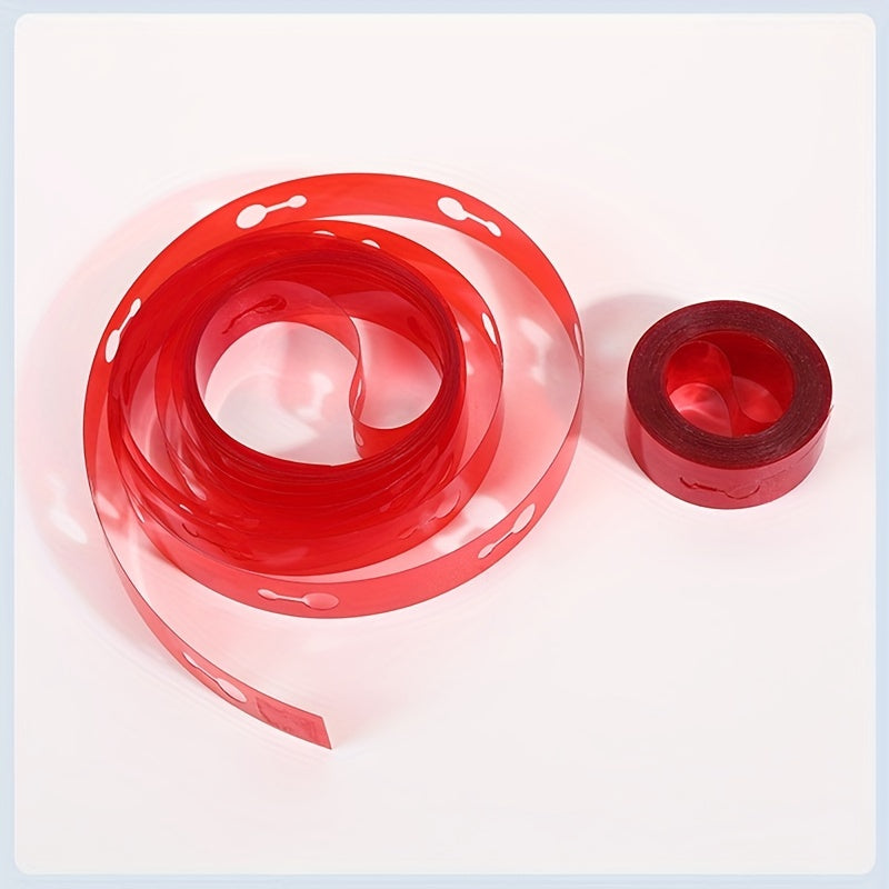 Stronger Clear Balloon Arch Garland Strips with Pre-Marked Cut Lines - Durable Transparent Adhesive Tape for Secure Balloon Ties, Perfect for Birthdays, Weddings, Showers, Halloween, Christmas & New Year Party Decorations, Fe