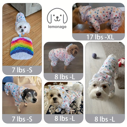 Waterproof Pet Raincoat For Small Dogs - Cute And Functional Outdoor Dog Apparel