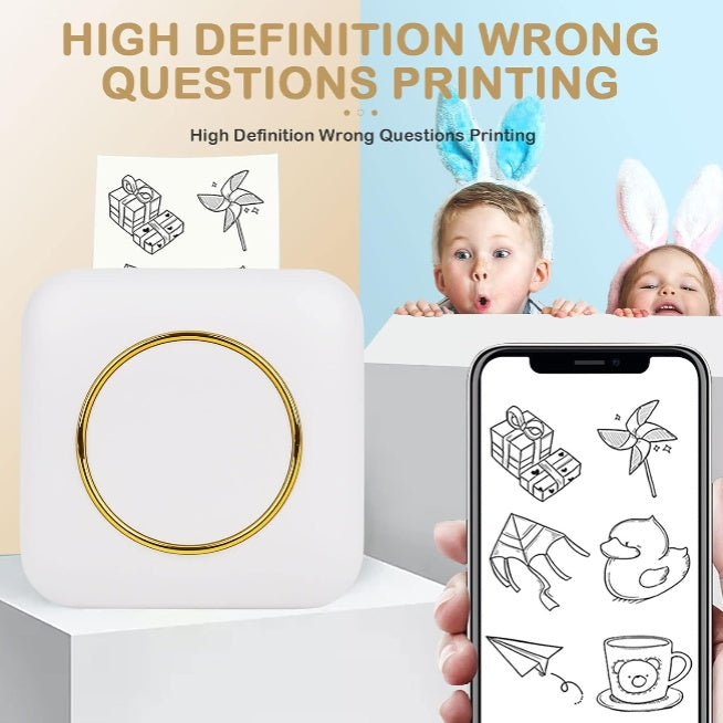 Portable Mini Printer - BT Instant Printing