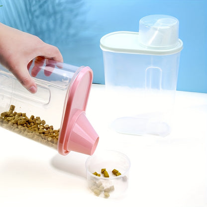 Sealed Pet Food Storage Bucket - Moisture-Proof Container for Dogs and Cats