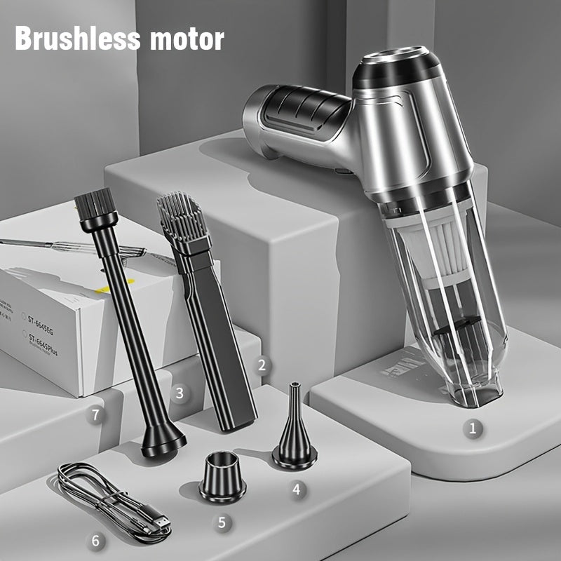 Wireless Car Mini Vacuum Cleaner Multifunctional Handheld Electric Vacuum Cleaner Wet & Dry Home Cleaning Tool Car Interior Vacuum Cleaner