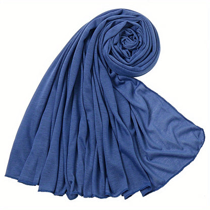 [Elegant Hijab] Polyester Elegant Brown Hijab for Women | Versatile & Stylish, Perfect for Casual Outings, Weekend Wear, and Special Occasions