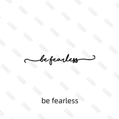 Tattoo 15 Days Waterproof Temporary Tattoo English Fake Tattoo Stickers