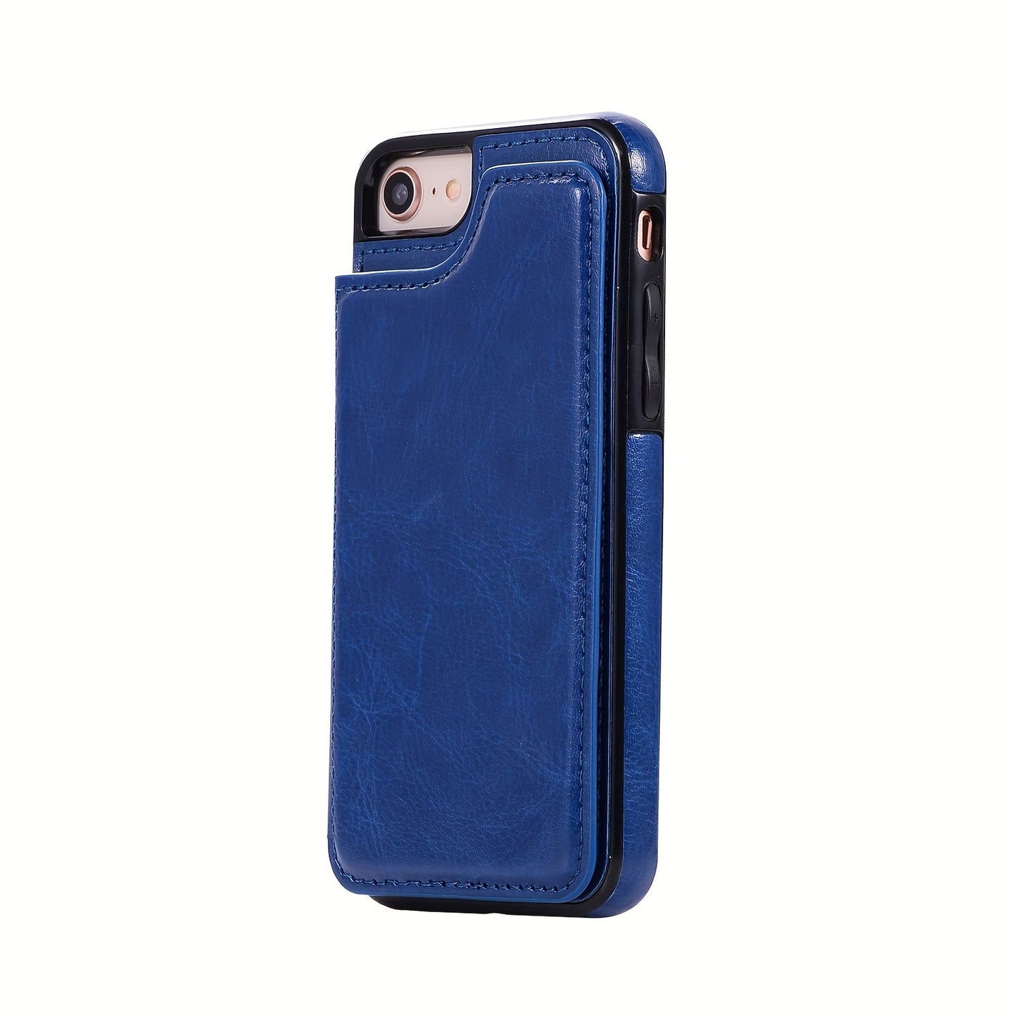 Premium PU Synthetic Faux Leather Wallet Case Designed for Various for iphone Models, Featuring Card Slots, a Stand, And Shockproof Protection.