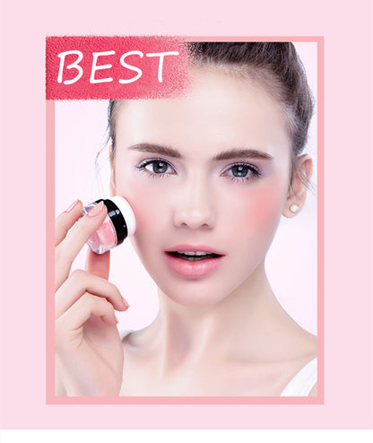 ILISYA Soft Face Blusher Powder Cheek Rouge Nourishing Nude Makeup Brightening Complexion Repair Cosmetics Maquiagem