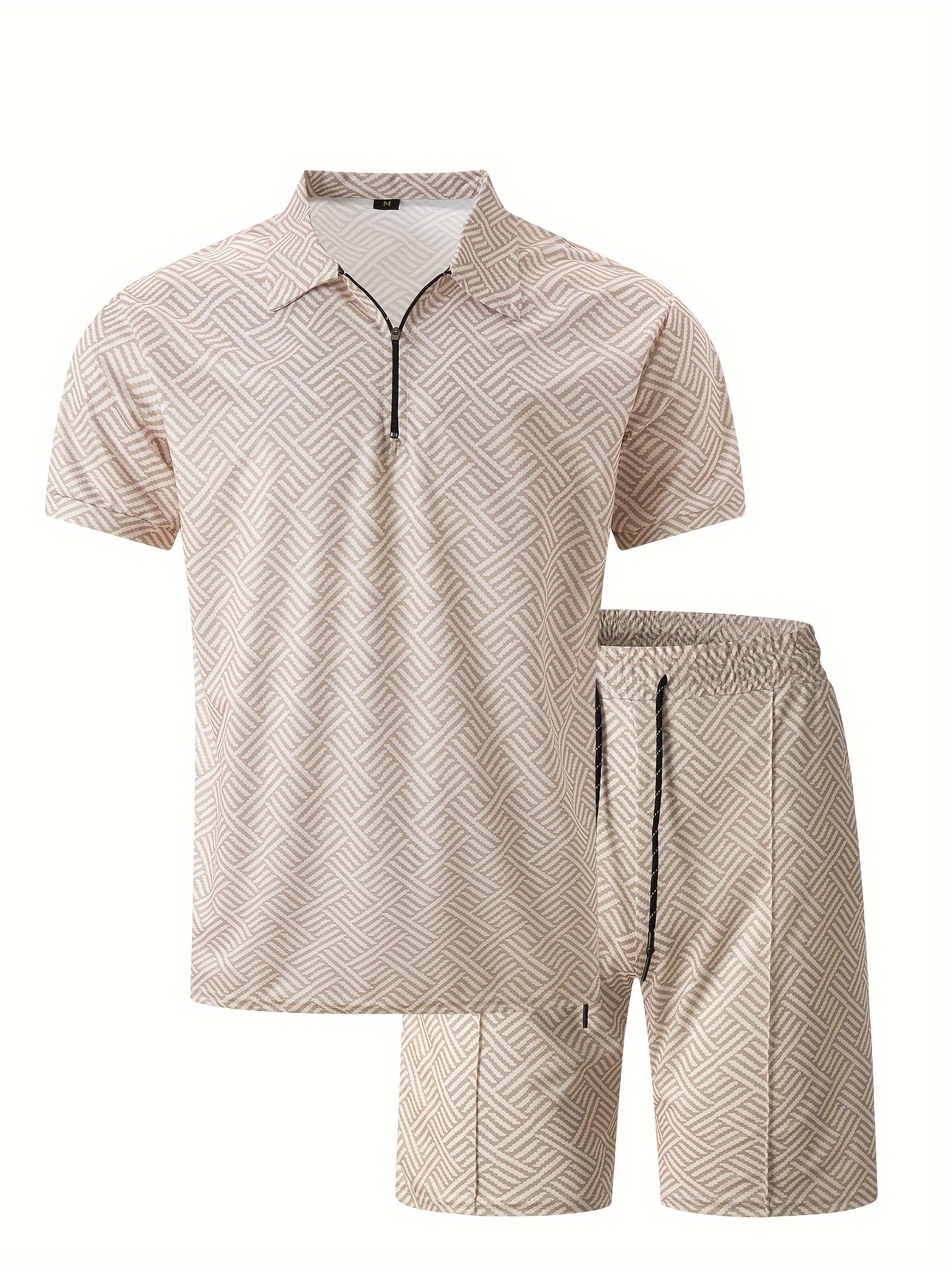 Men's T-shirt short sleeve + shorts casual sports suit blue