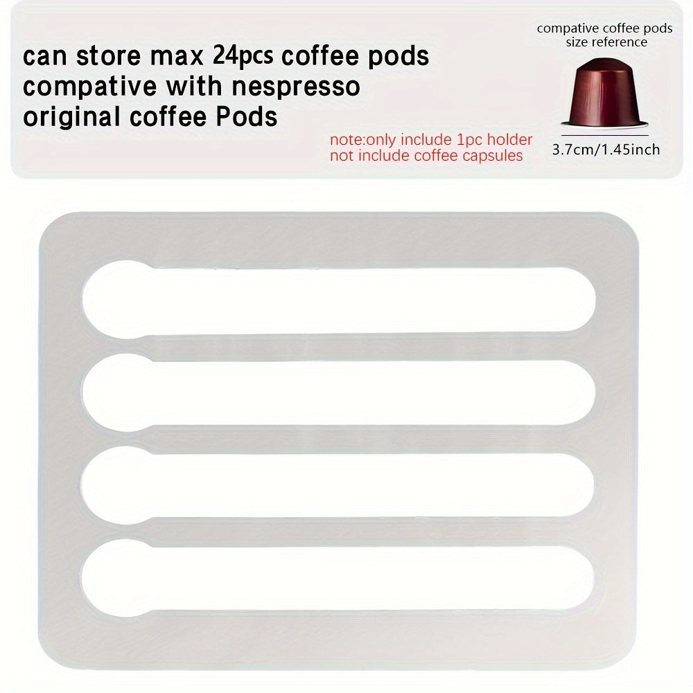 Coffee Capsule Holder Stand Rotary Coffee Pod Tower Rack Rotatable Coffee Pod Storage Shelves Storage 24/40PCS Capsule