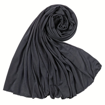 [Elegant Hijab] Polyester Elegant Brown Hijab for Women | Versatile & Stylish, Perfect for Casual Outings, Weekend Wear, and Special Occasions