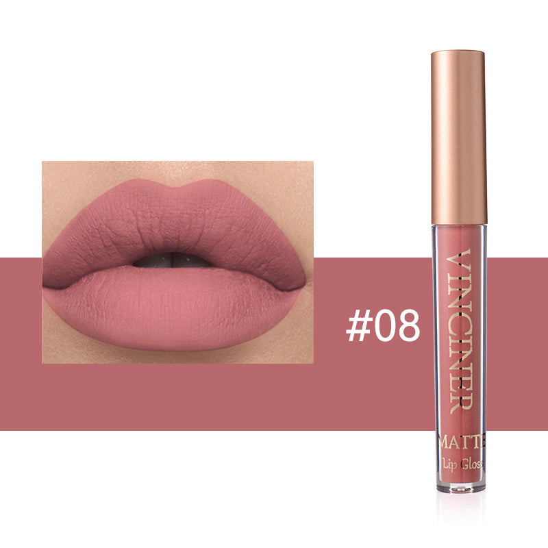 12 colors Matte Velvet Lip Glaze - Long Lasting, Waterproof, Non-Sticky, Smudge Proof Liquid Lipstick Valentine's Day Gifts