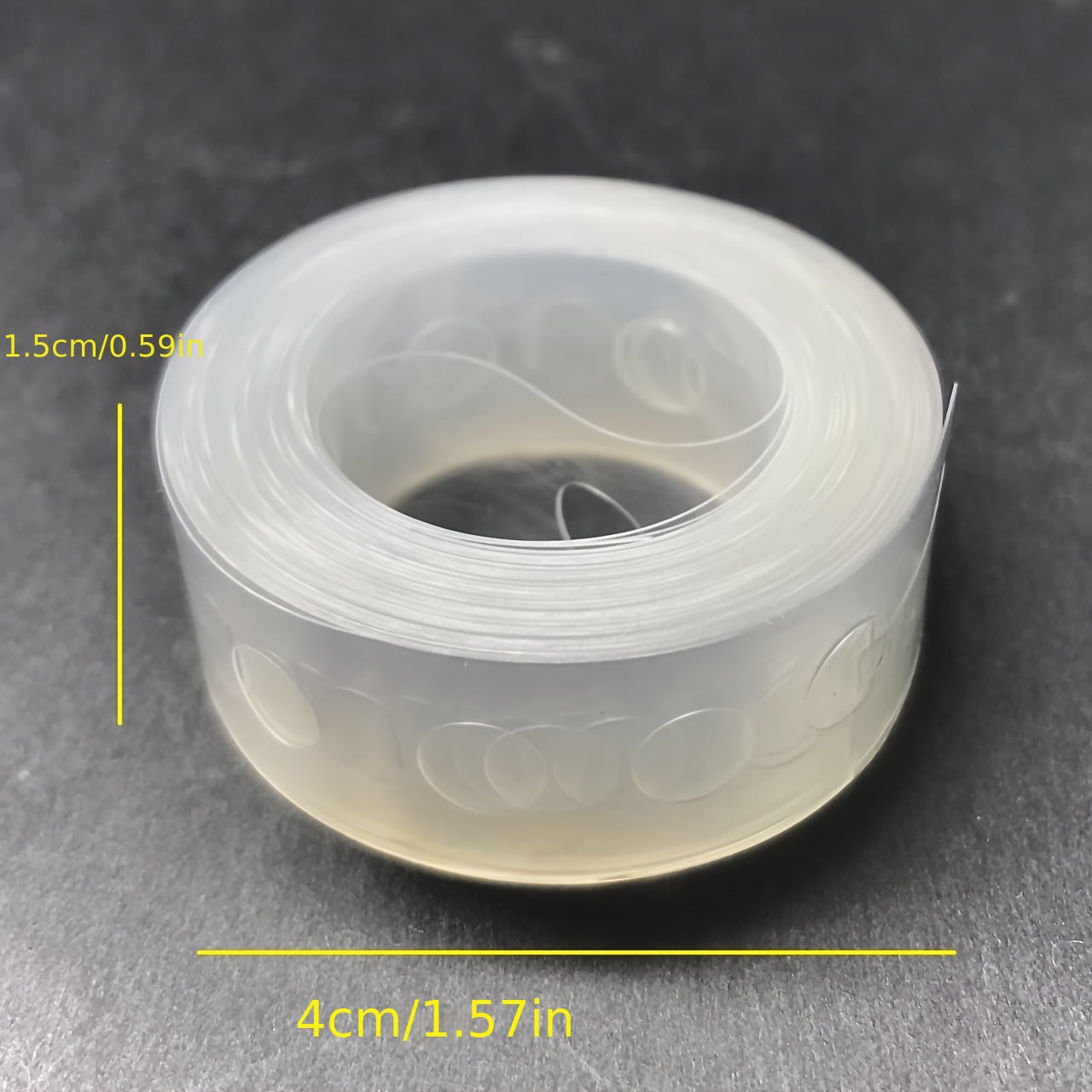 Stronger Clear Balloon Arch Garland Strips with Pre-Marked Cut Lines - Durable Transparent Adhesive Tape for Secure Balloon Ties, Perfect for Birthdays, Weddings, Showers, Halloween, Christmas & New Year Party Decorations, Fe