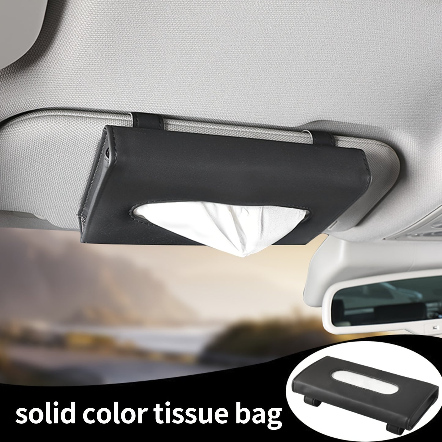 Automobile Sunshade Paper Towel Box Car - Mounted Fashion Pull-out Carton