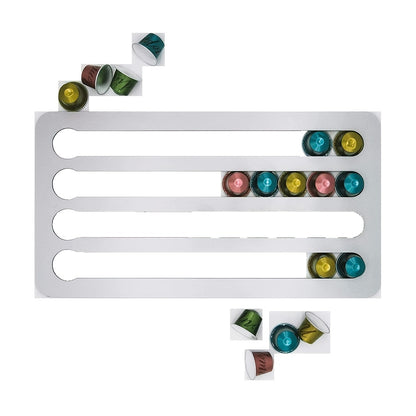 Coffee Capsule Holder Stand Rotary Coffee Pod Tower Rack Rotatable Coffee Pod Storage Shelves Storage 24/40PCS Capsule