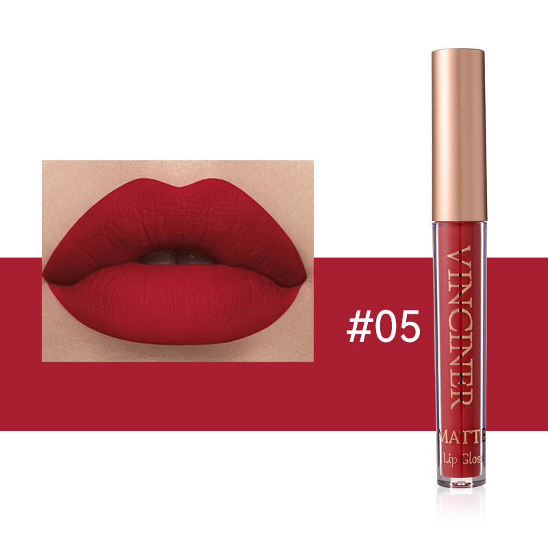 12 colors Matte Velvet Lip Glaze - Long Lasting, Waterproof, Non-Sticky, Smudge Proof Liquid Lipstick Valentine's Day Gifts