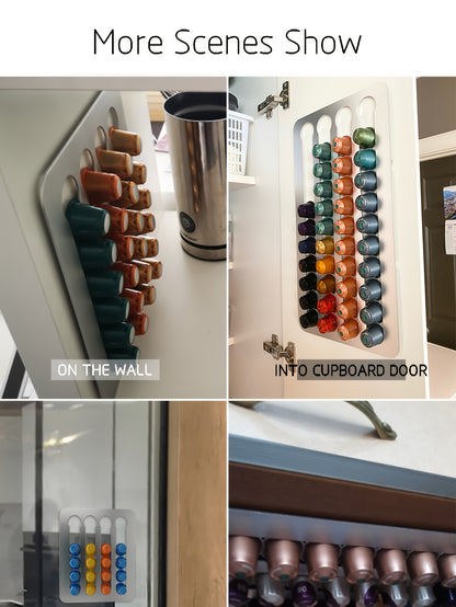 Coffee Capsule Holder Stand Rotary Coffee Pod Tower Rack Rotatable Coffee Pod Storage Shelves Storage 24/40PCS Capsule