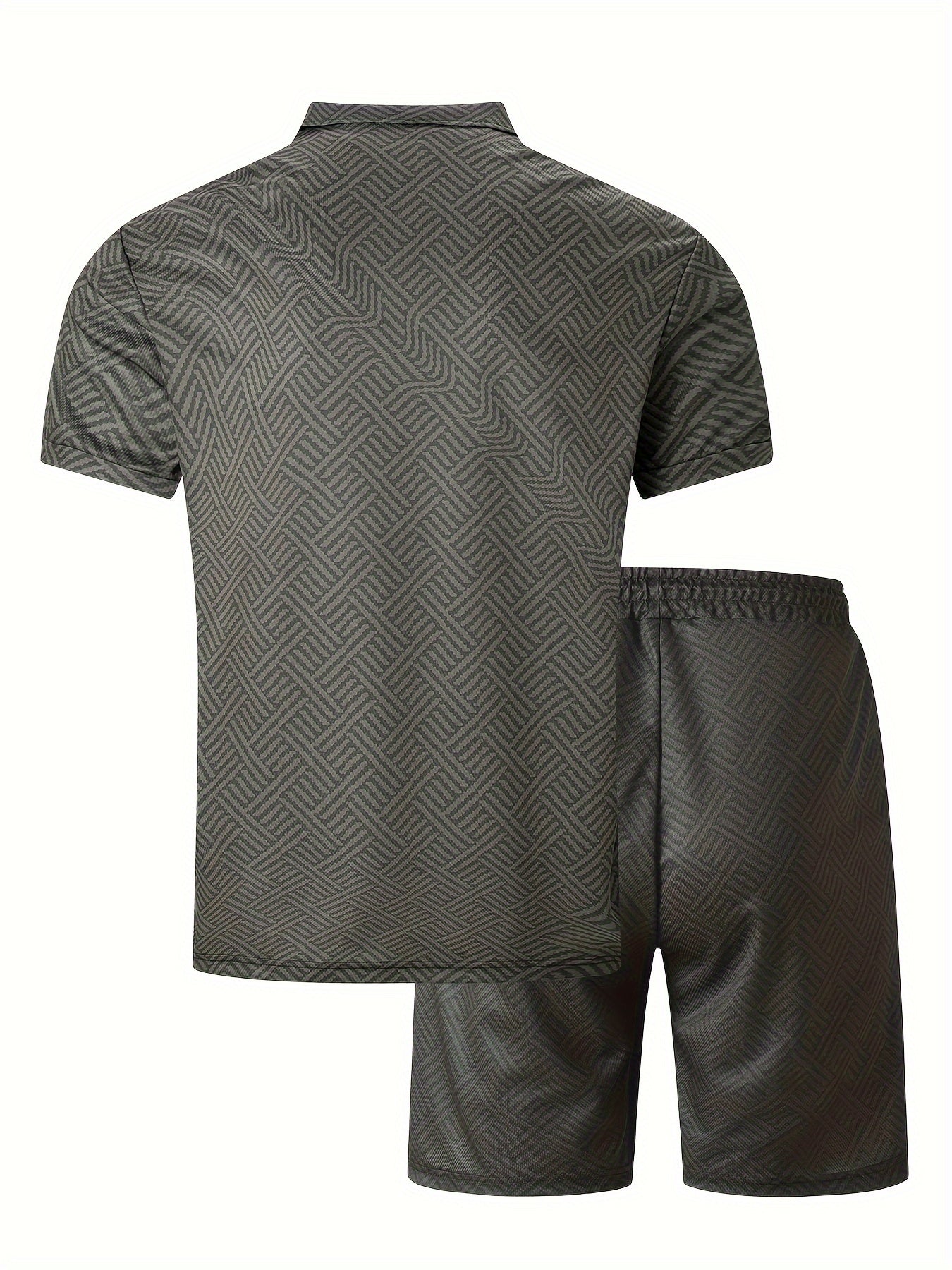 Men's T-shirt short sleeve + shorts casual sports suit blue