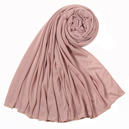 [Elegant Hijab] Polyester Elegant Brown Hijab for Women | Versatile & Stylish, Perfect for Casual Outings, Weekend Wear, and Special Occasions