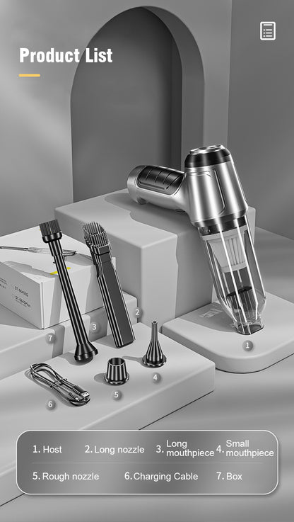Wireless Car Mini Vacuum Cleaner Multifunctional Handheld Electric Vacuum Cleaner Wet & Dry Home Cleaning Tool Car Interior Vacuum Cleaner