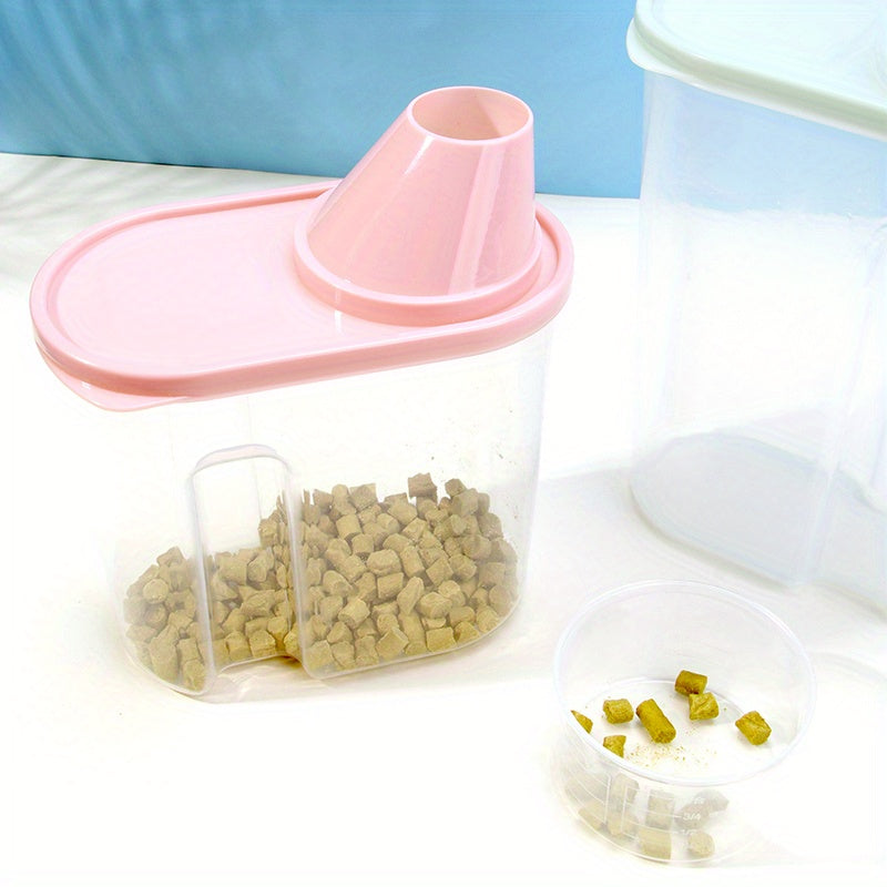 Sealed Pet Food Storage Bucket - Moisture-Proof Container for Dogs and Cats