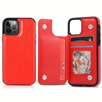 Premium PU Synthetic Faux Leather Wallet Case Designed for Various for iphone Models, Featuring Card Slots, a Stand, And Shockproof Protection.