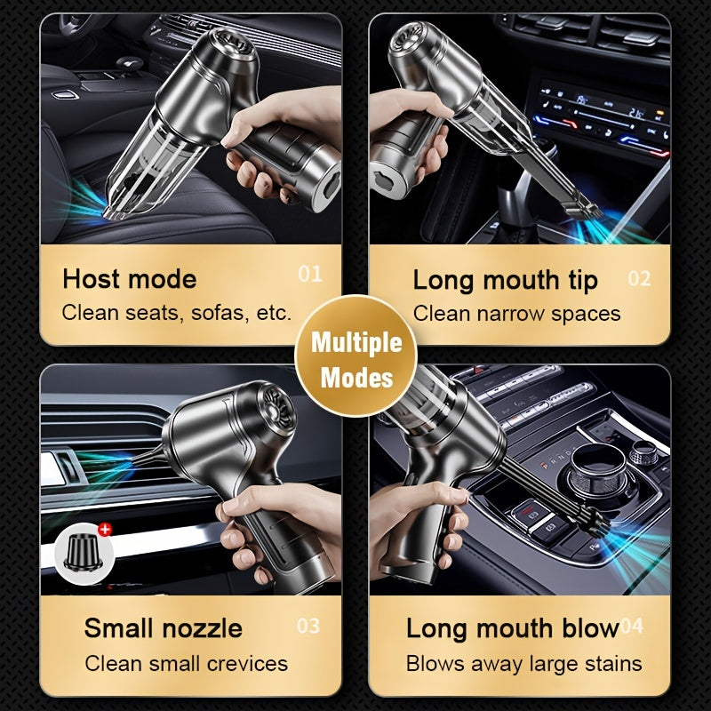 Wireless Car Mini Vacuum Cleaner Multifunctional Handheld Electric Vacuum Cleaner Wet & Dry Home Cleaning Tool Car Interior Vacuum Cleaner