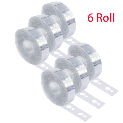 Stronger Clear Balloon Arch Garland Strips with Pre-Marked Cut Lines - Durable Transparent Adhesive Tape for Secure Balloon Ties, Perfect for Birthdays, Weddings, Showers, Halloween, Christmas & New Year Party Decorations, Fe
