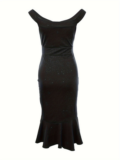 Powdered Lotus Leaf Edge Dress