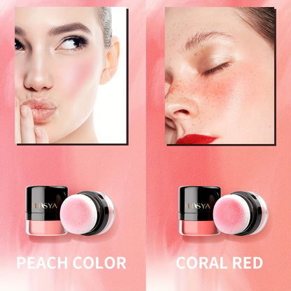 ILISYA Soft Face Blusher Powder Cheek Rouge Nourishing Nude Makeup Brightening Complexion Repair Cosmetics Maquiagem